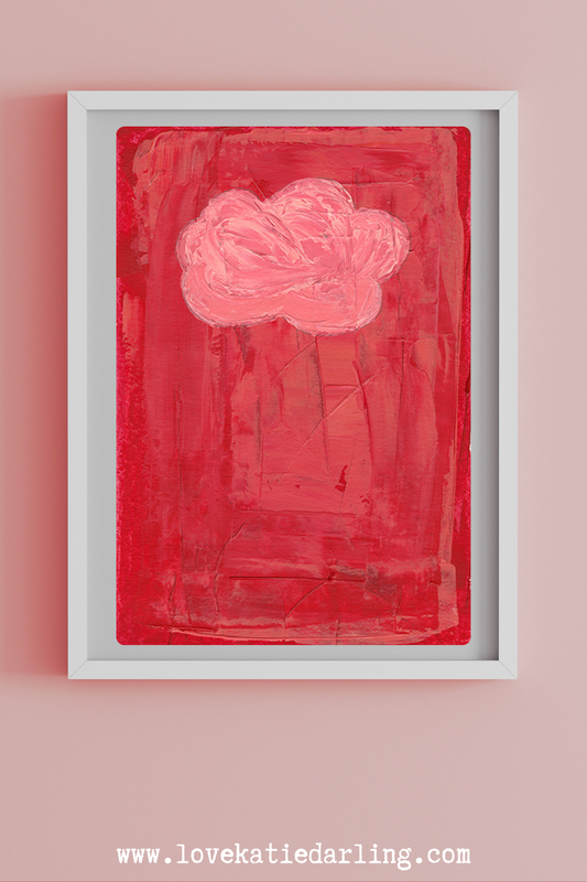 Pink Cloud Twin by Love Katie Darling