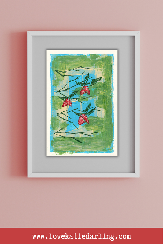 Flowering Maple by the Window by Love Katie Darling