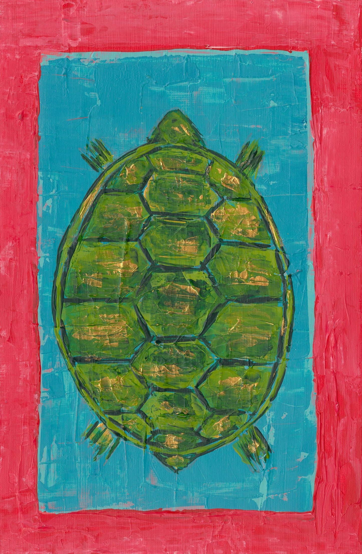 Green Turtle by Love Katie Darling