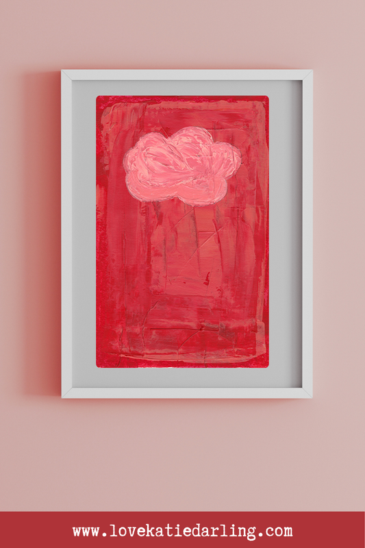 Pink Cloud Twin by Love Katie Darling