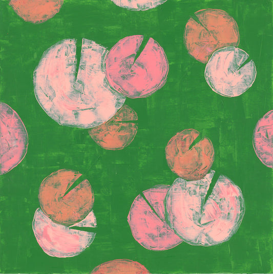 Pink Lily Pads by Love Katie Darling