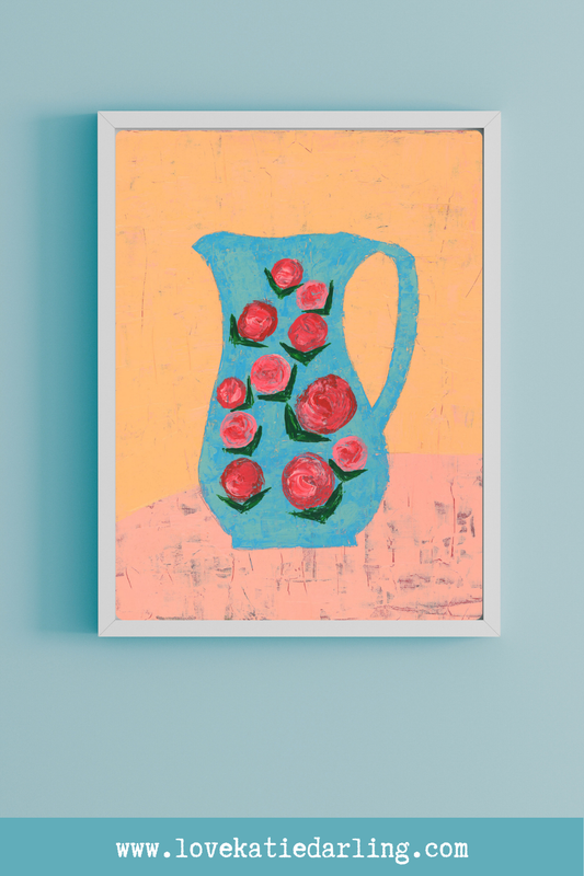 Flower Pitcher by Love Katie Darling