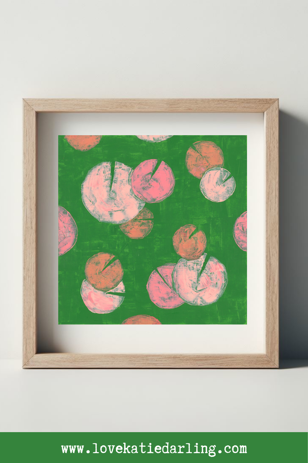 Pink Lily Pads by Love Katie Darling