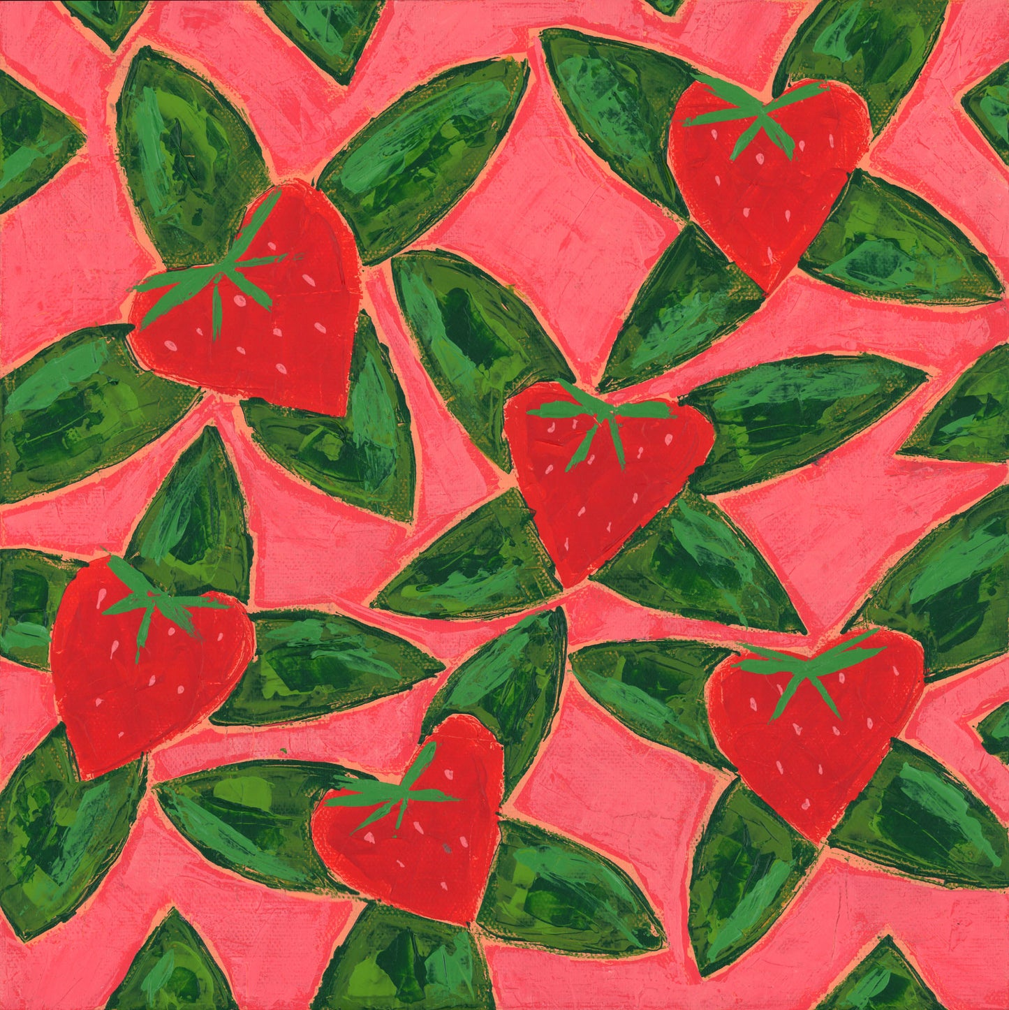 Dancing Strawberries by Love Katie Darling