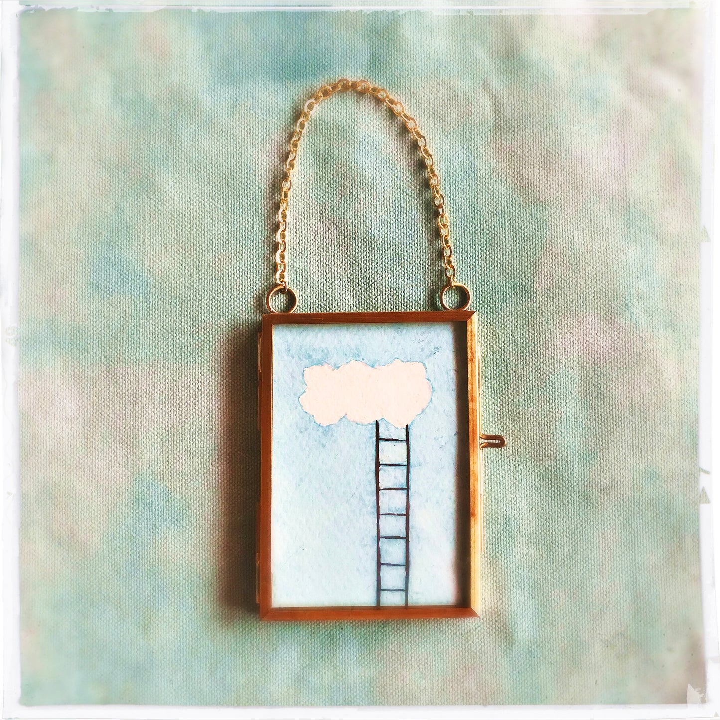 Ladder to the Clouds Holiday Ornament