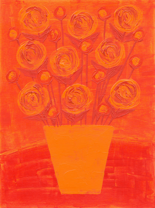 Orange Bouquet by Love Katie Darling