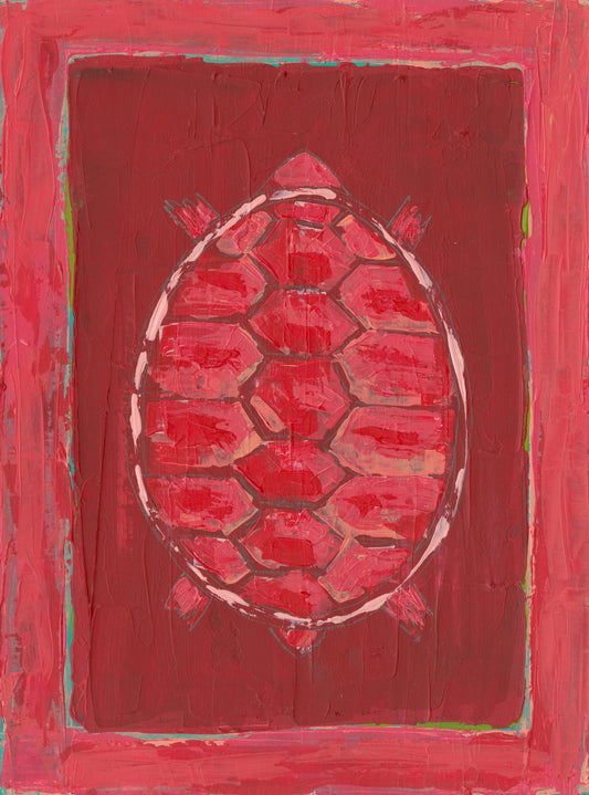 Red Turtle by Love Katie Darling
